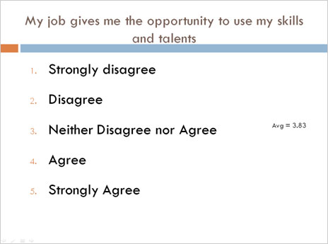 Audience Response Employee Survey