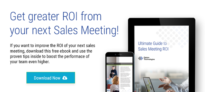 Sales meeting planning