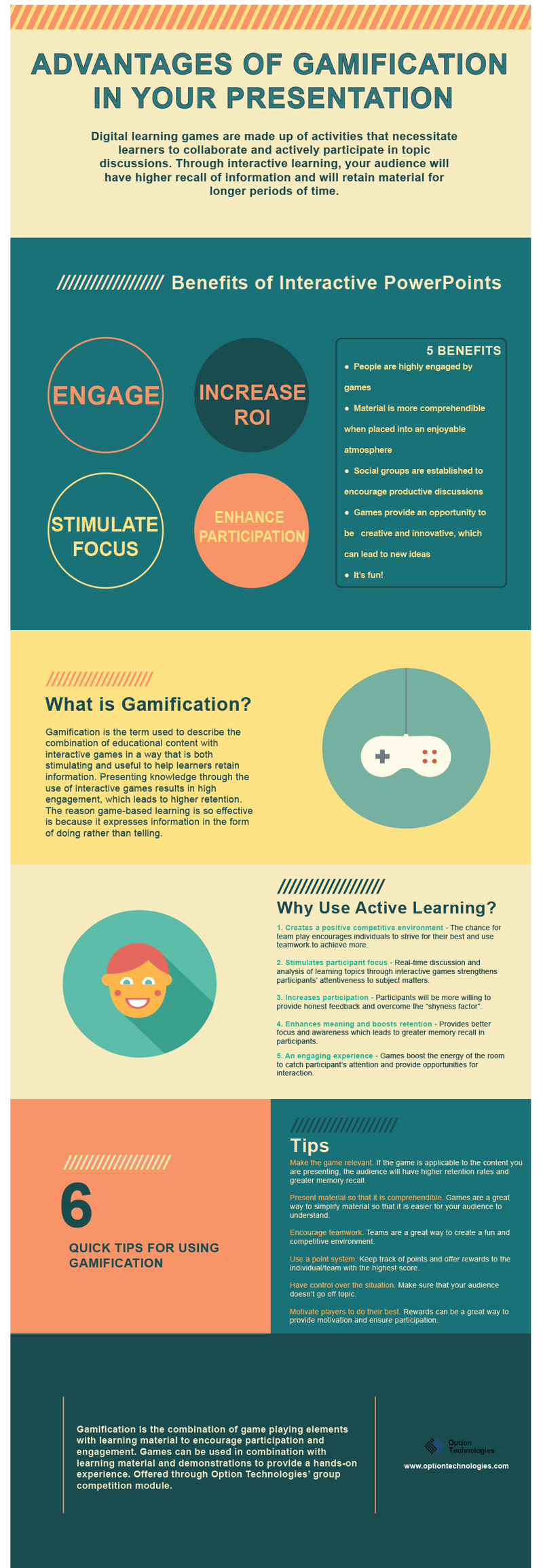 Advantages of Gamification in Your Presentation (Infographic)